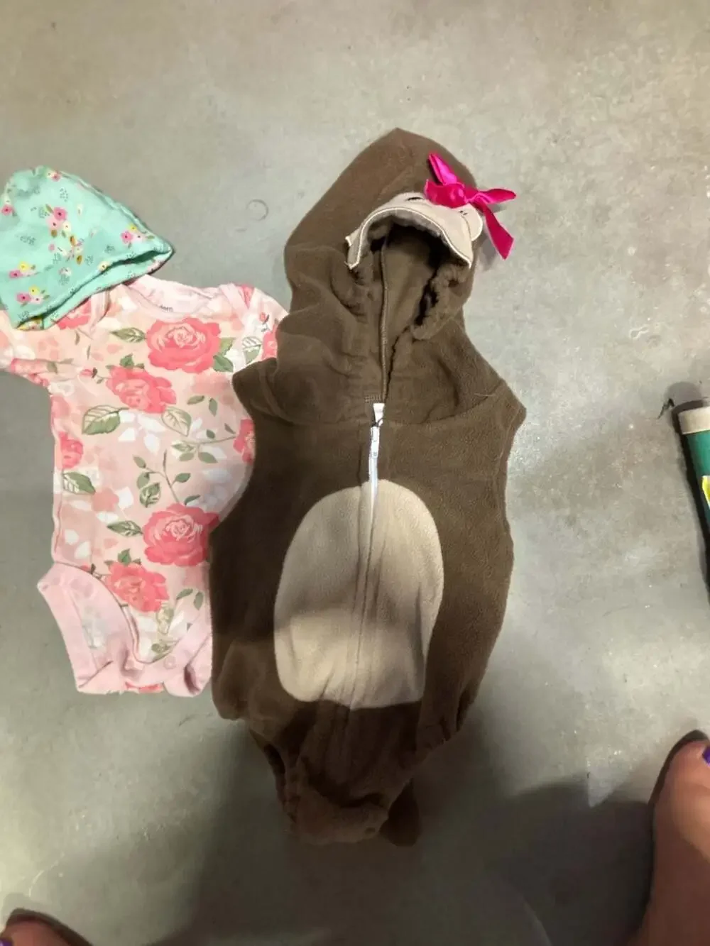 Newborn bundle Plush Monkey Costume Size Newborn Infant One Piece